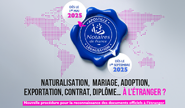 Apostille et légalisation de documents